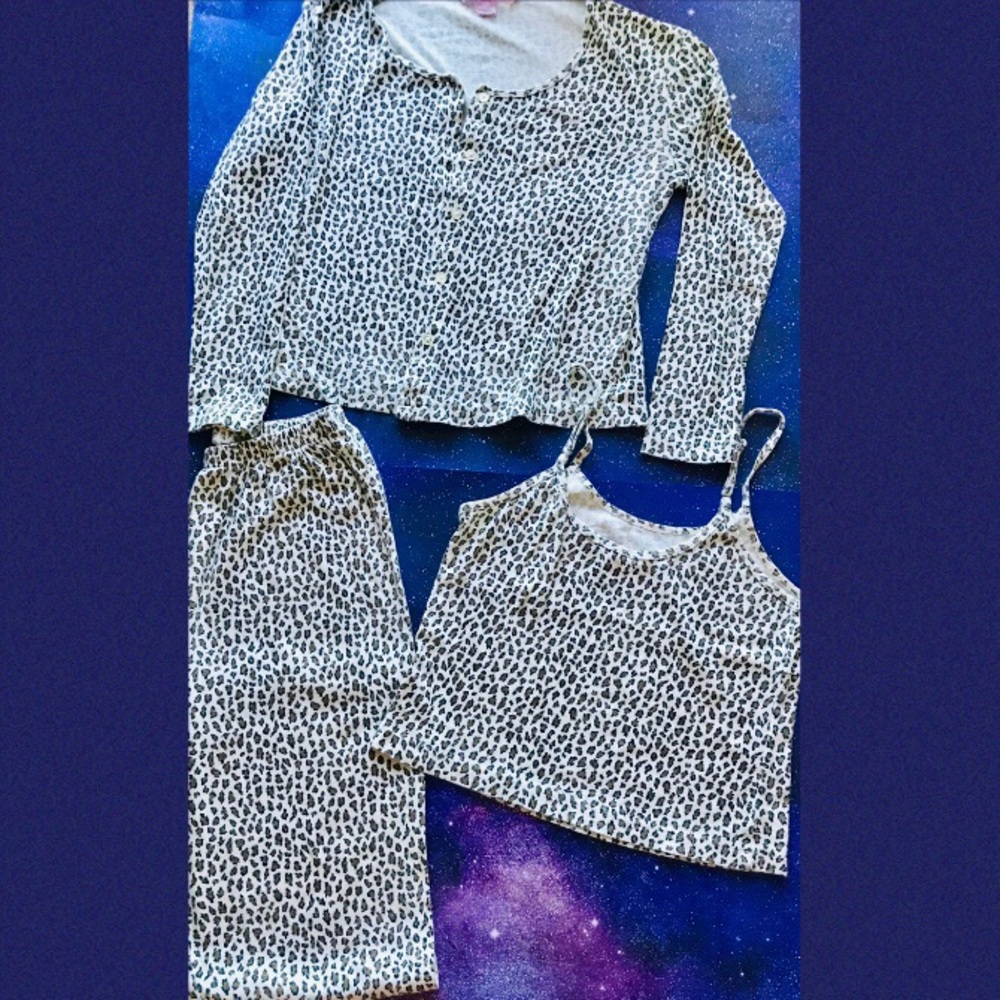 Victoria’s Secret XS Leopard Print PJ